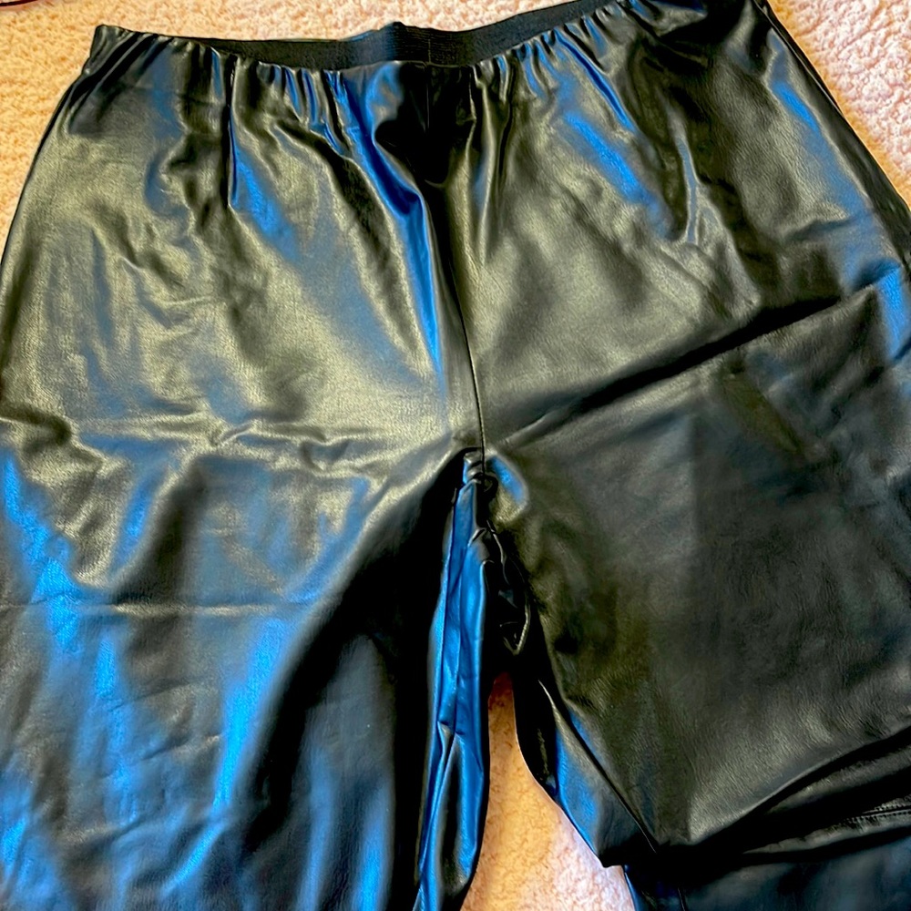 NEW Lisa Rinna Collection faux leather pants